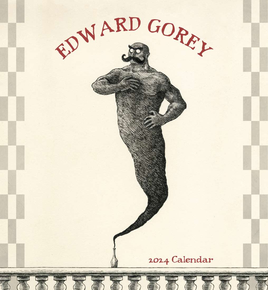 2024 EDWARD GOREY WALL CALENDAR Brumby Sunstate